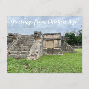 World2Celebrate: Groeten uit Chichén Itzá! Briefkaart