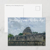 World2Celebrate: Groeten uit Chichén Itzá! Briefkaart (Voorkant / Achterkant)