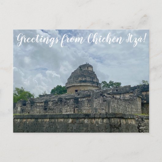 World2Celebrate: Groeten uit Chichén Itzá! Briefkaart (Voorkant)