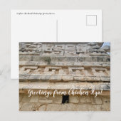 World2Celebrate: Groeten uit Chichén Itzá! Po Briefkaart (Voorkant / Achterkant)