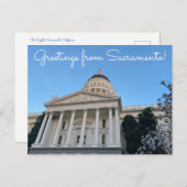 World2Celebrate: Groeten uit Sacramento! Briefkaart (Voorkant / Achterkant)