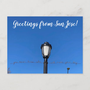 World2Celebrate: Groeten uit San Jose! Briefkaart