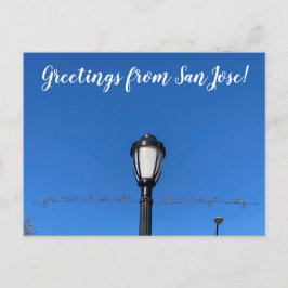 World2Celebrate: Groeten uit San Jose! Briefkaart
