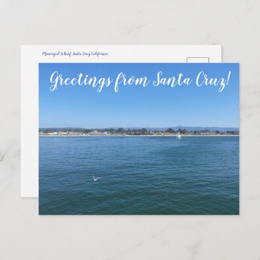 World2Celebrate: Groeten uit Santa Cruz! Briefkaart (Voorkant / Achterkant)