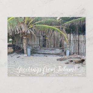 World2Celebrate: Groeten uit Tulum! Briefkaart