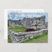 World2Celebrate: Groeten uit Tulum! Briefkaart (Voorkant / Achterkant)