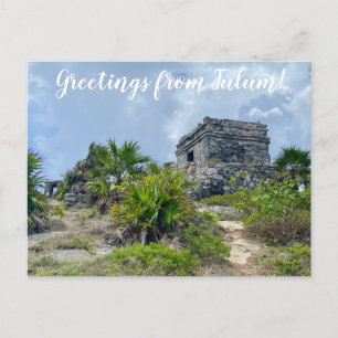 World2Celebrate: Groeten uit Tulum! Briefkaart