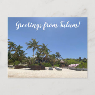 World2Celebrate: Groeten uit Tulum! Briefkaart