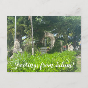 World2Celebrate: Groeten uit Tulum! Briefkaart