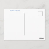 World2Celebrate: Groeten uit Tulum! Briefkaart (Achterkant)