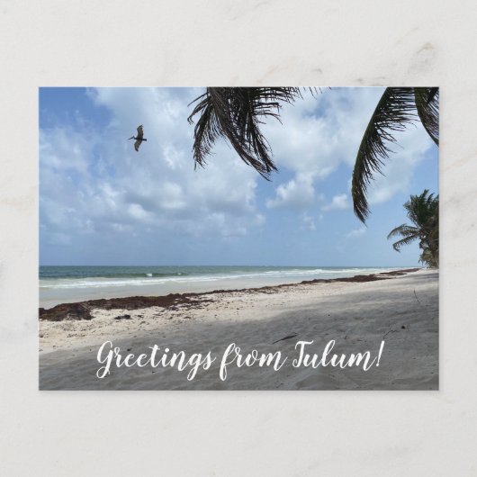 World2Celebrate: Groeten uit Tulum! Briefkaart (Voorkant)