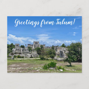 World2Celebrate: Groeten uit Tulum! Briefkaart