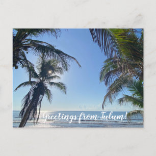 World2Celebrate: Groeten uit Tulum! Briefkaart
