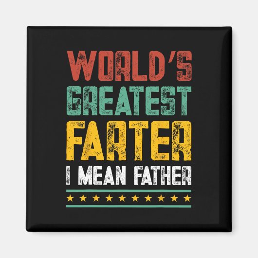 World&#; als grootste vader bedoel ik vader D Magneet (Voorkant)