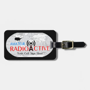 World Amateur Radio Active Bagagelabel