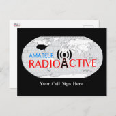 World Amateur Radio Active Briefkaart (Voorkant / Achterkant)
