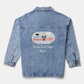 World Amateur Radio Denim Jacket (Achterkant)