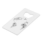 World Atlas Dog Empreintes de pattes (Dos Angle)