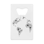 World Atlas Dog Empreintes de pattes (Dos)