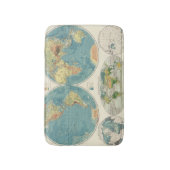 World Atlas Map 2 Badmat (Voorkant Verticaal)