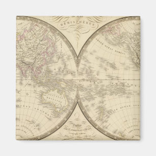 World Atlas Map Magneet