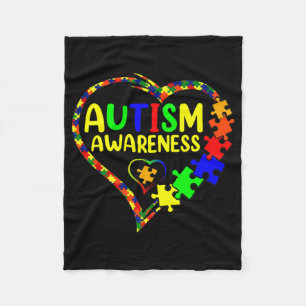 World Autism Awareness 2 April 2022 Shirt Autism C Fleece Deken