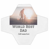 World best dad ever fat ajouter nom texte sport te (Plat)