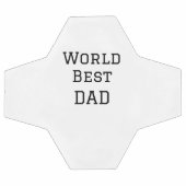 World best DAD PÈRE ajouter nom texte sport (Plat)