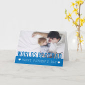 World Best Pap Photo Template Card Kaart (Gele Bloem)