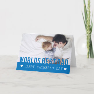 World Best Pap Photo Template Card Kaart