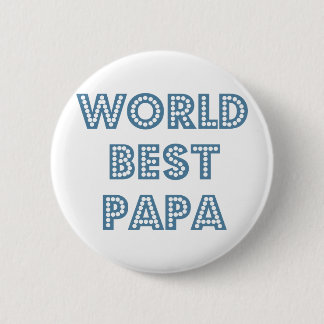 World Best Papa Ronde Button 5,7 Cm