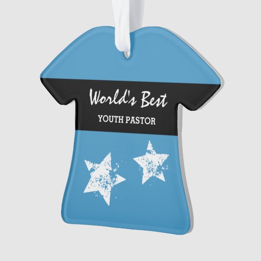 World Best YOUTH PASTOR Blue avec Star A01 (devant)