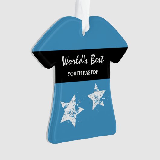 World Best YOUTH PASTOR Blue avec Star A01 (devant)