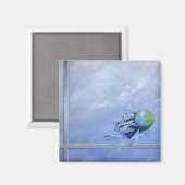 World Breaking Glass Magneet (Voorkant / Achterkant)