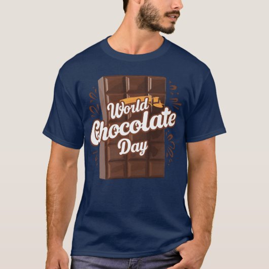 world chocolate day friends t-shirt (Voorkant)