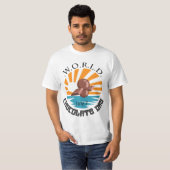 World Chocolate Day Sign T-shirt (Voorkant volledig)