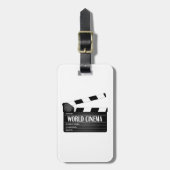World Cinema Movie Clapperboard Bagagelabel (Voorkant verticaal)