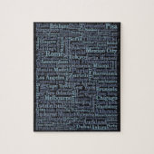 World Cities puzzel (Verticaal)