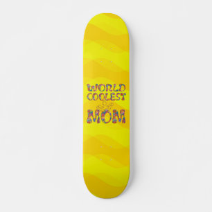 World Coudest Ma gele golven Skateboard