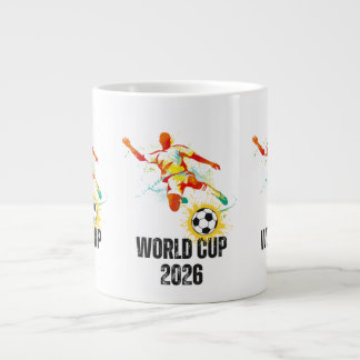 World Cup Soccer 2026 Souvenir Mug Extra Grote Beker