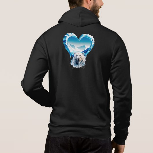 World Day for Glaciers  Hoodie (Achterkant)