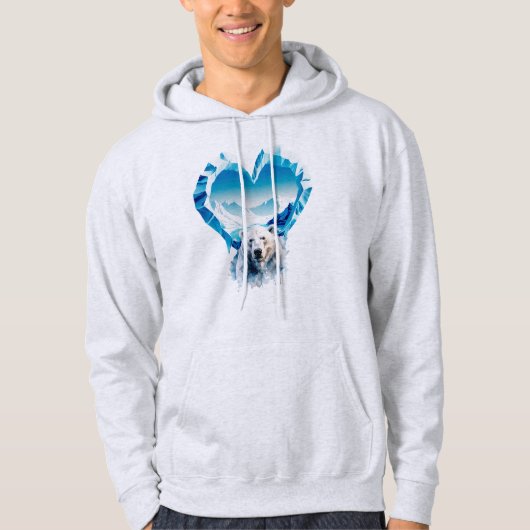 World Day for Glaciers Hoodie (Voorkant)