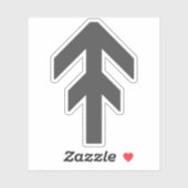 World Domination Rune (grijs) Sticker (Vel)