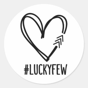 World Down Syndroeness Day 3 Arrows Lucky F Ronde Sticker