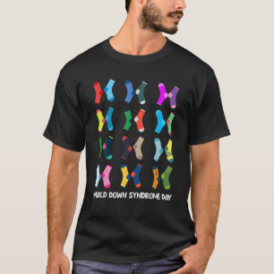 World Down Syndrome Day 2022 Socks WDSD T-shirt