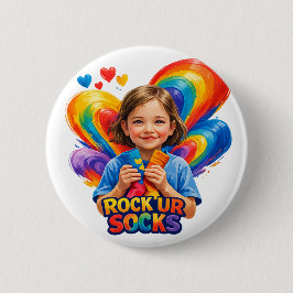 World Down Syndrome Day Ronde Button 5,7 Cm