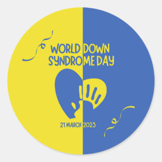 World Down Syndrome Day Ronde Sticker