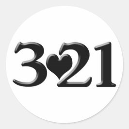 World Down Syndrome Day Ronde Sticker