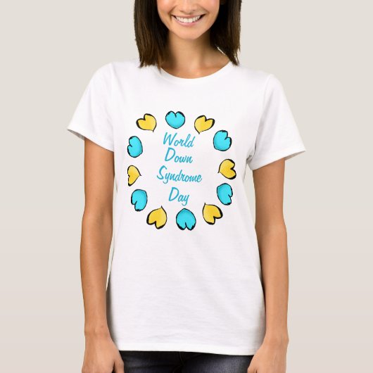 World Down Syndrome Day T-shirt (Voorkant)
