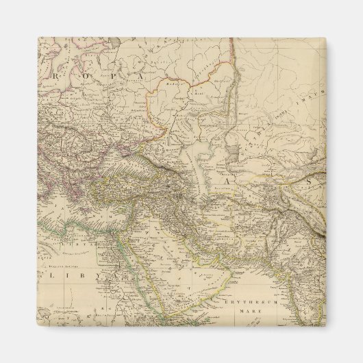 World Eastern Hemisphere Map Magneet (Voorkant)